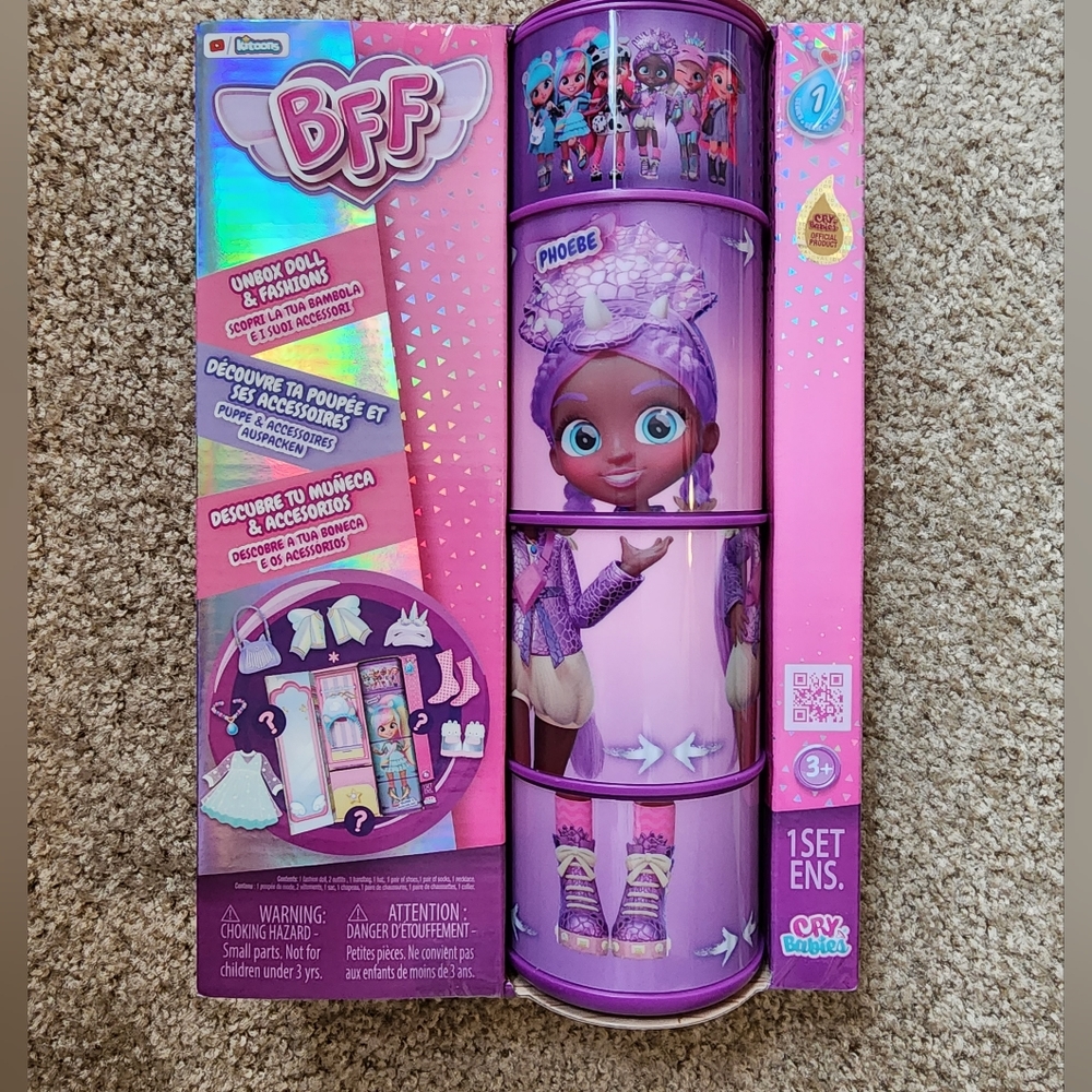 Cry Babies BFF Phoebe Fashion Doll